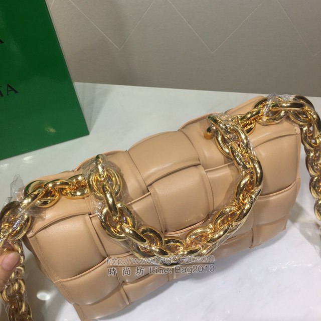 Bottega veneta高端女包 96008 寶緹嘉新款枕頭鏈條包  BV經典款單肩斜挎手提女包  gxz1194